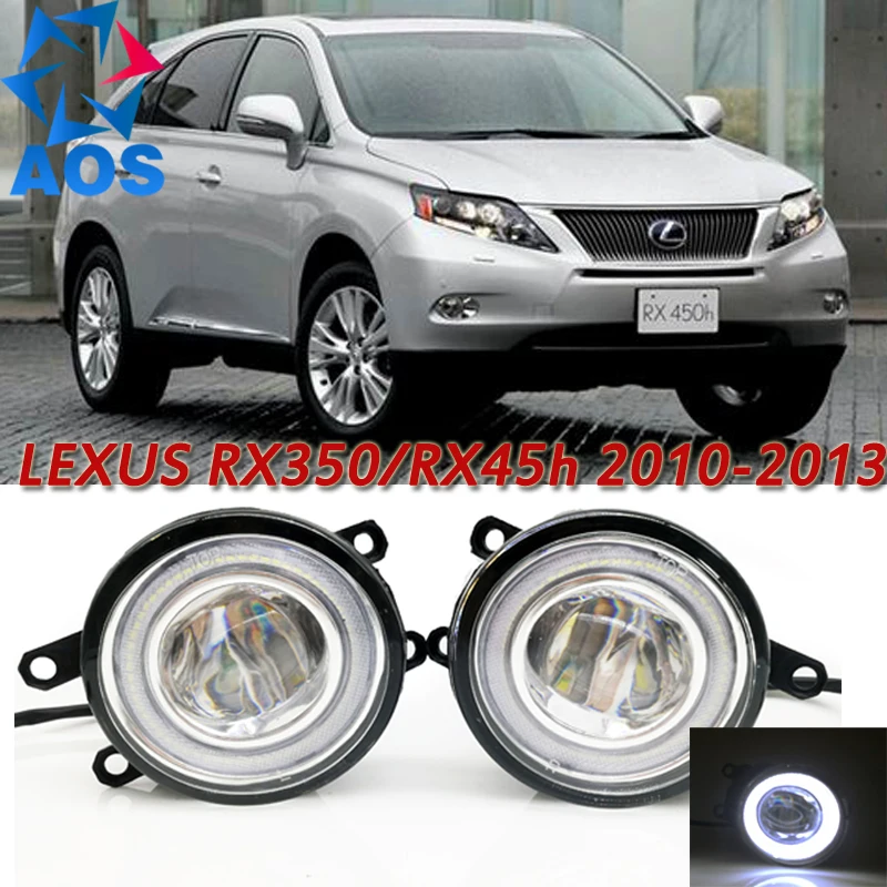 For Lexus RX350 RX450h 2010 2013 Car Styling LED Angel eyes DRL LED Fog