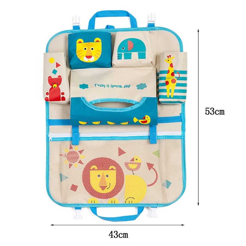 Мультяшная сумка для хранения на заднем сиденье автомобиля, органайзер для автомобиля, стильный детский товар, Varia, аксессуары для салона автомобиля
