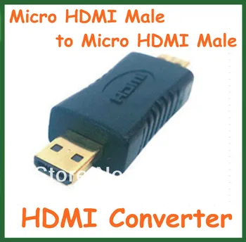 

20pcs HDMI Converter Micro HDMI Male to Micro HDMI Male Adapter Connector HDMI Extender for HD TV Camera