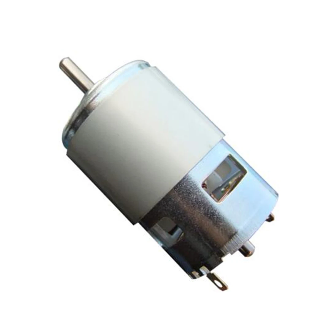 

775 Motor 12V 24V 60W DC Double Ball Bearing Motor High Speed High Torque for Hair Dryer Power Tools