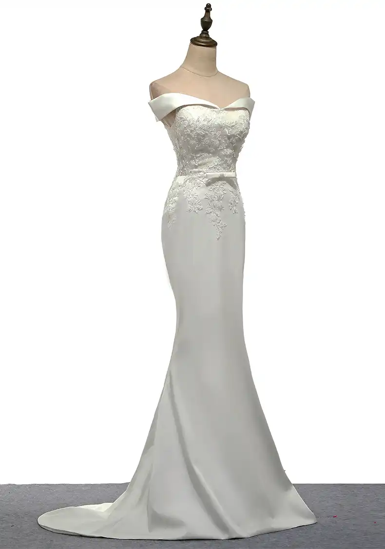 white long prom dresses 2018