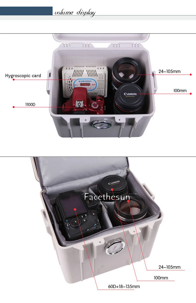 Moistureproof waterproof anti-shock camera case EM-R11-4-1