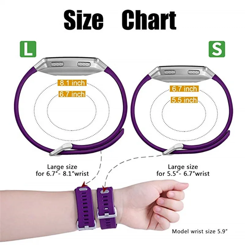 Wristbands for Fitbit  Ionic band silicone Smartwatch  (3)