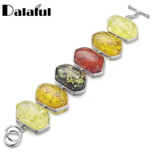 Стильный благородный Baltic имитация синтетического меда многоцветный Браслеты на руку для женщин девочек ювелирные изделия L80101