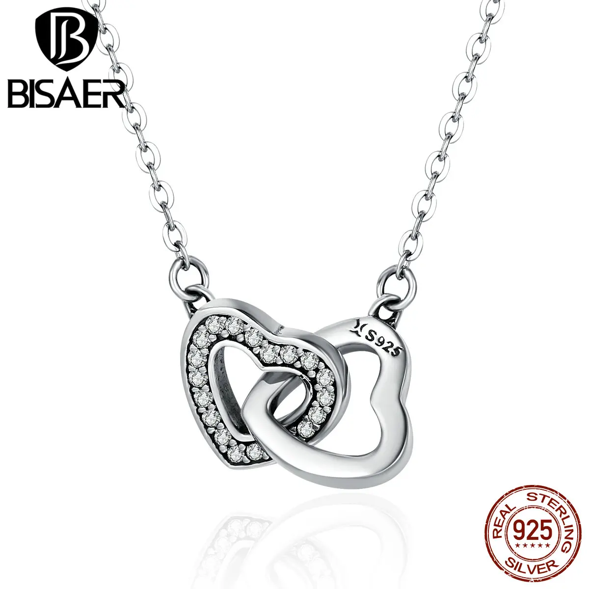 Подвеска в виде сердца Bijoux GXN181 100% 925 пробы|chain pendant|necklace womenpendant necklace |