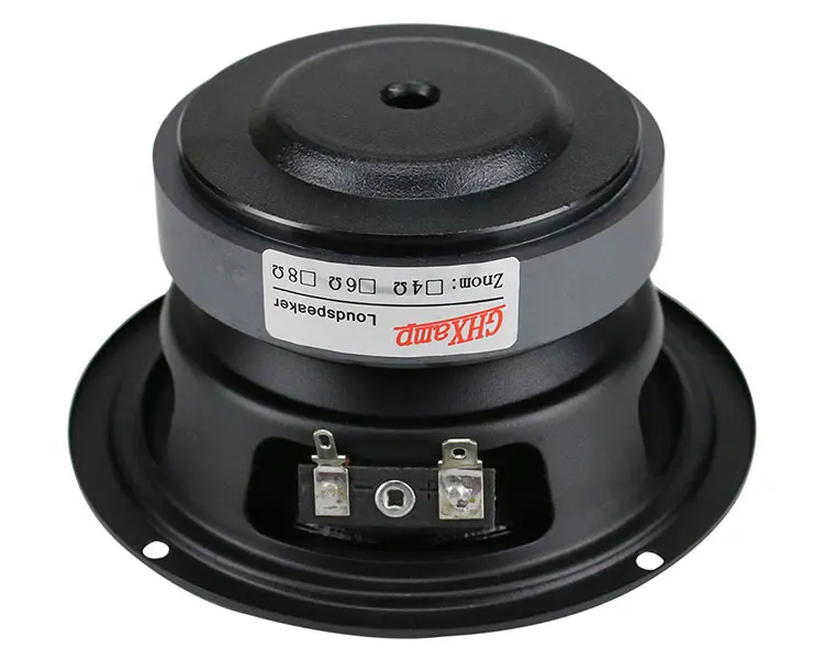 Alto-falante de Alta Médio para Estante Borda de Borracha de Áudio do Carro Ghxamp Polegada Fidelidade Mid-bass 80w 115mm Alto-falante Woofer 1pc 4.5 7 Alto-falantes de combinação