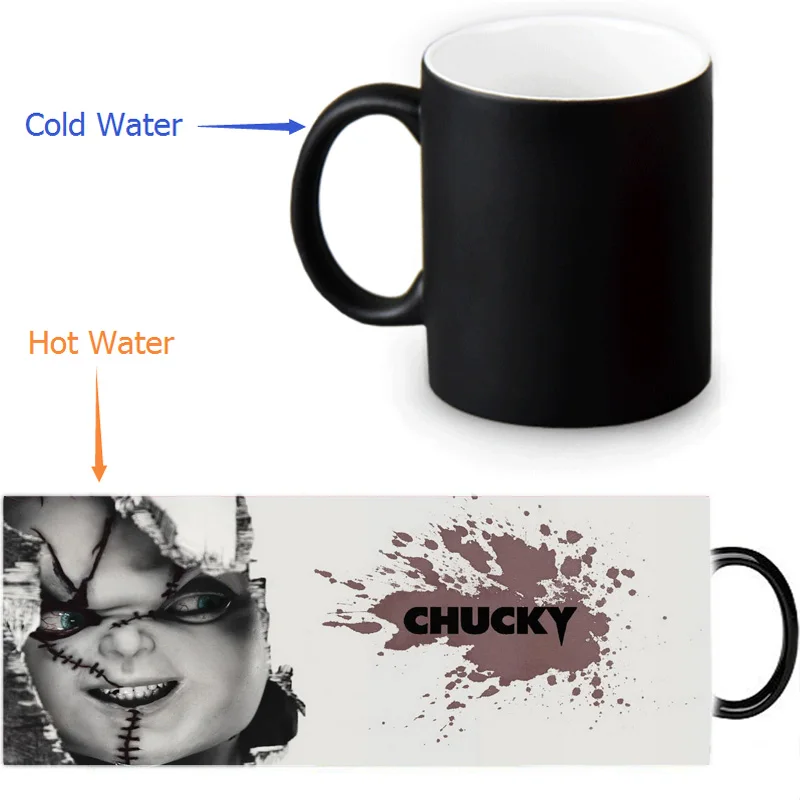 Custom Chucky Doll Horrible Series Morphing Mug 