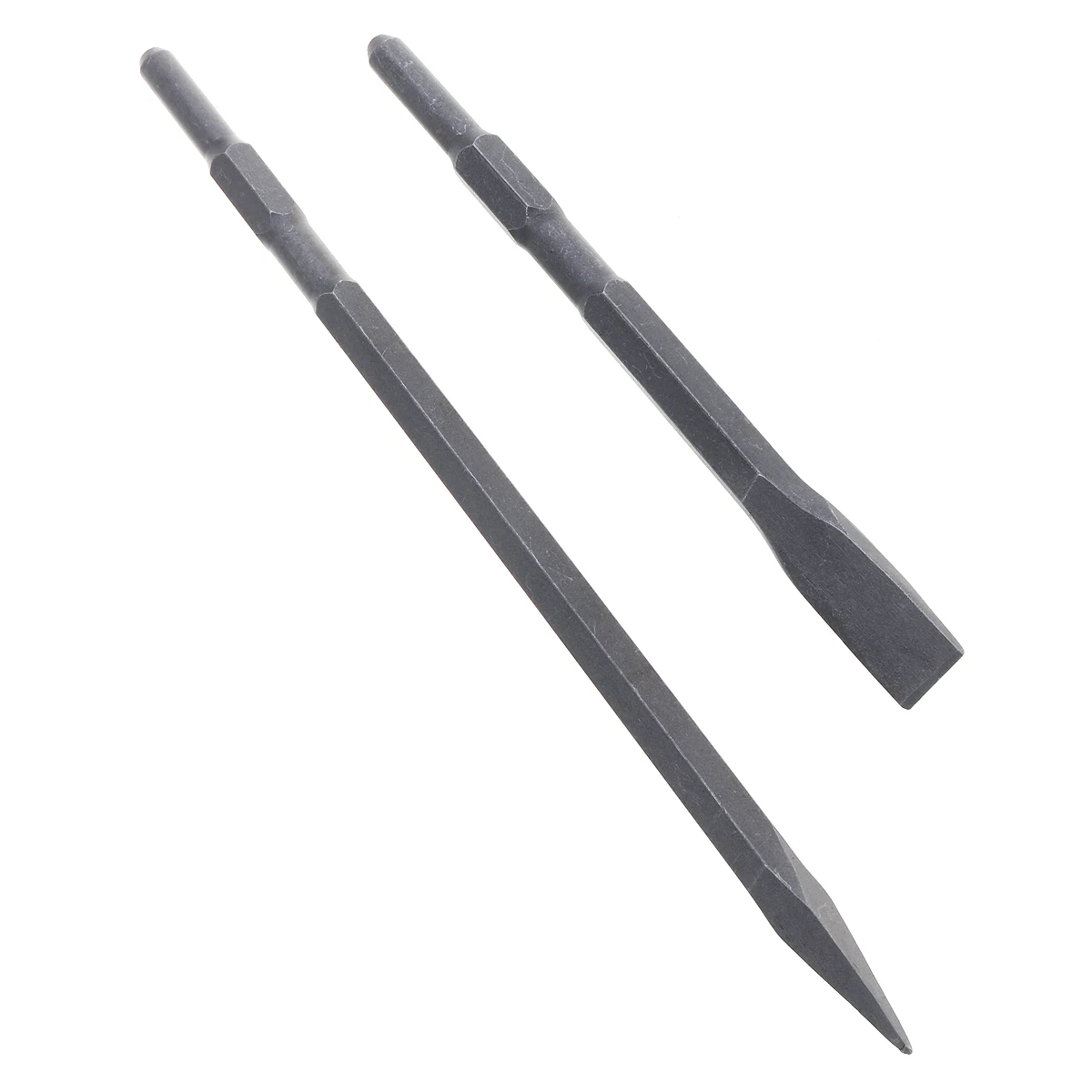 16 x 255mm + 16 x 391mm high hardness Pointed Chisel Long Hexagonal Handle Chisel for 0810
