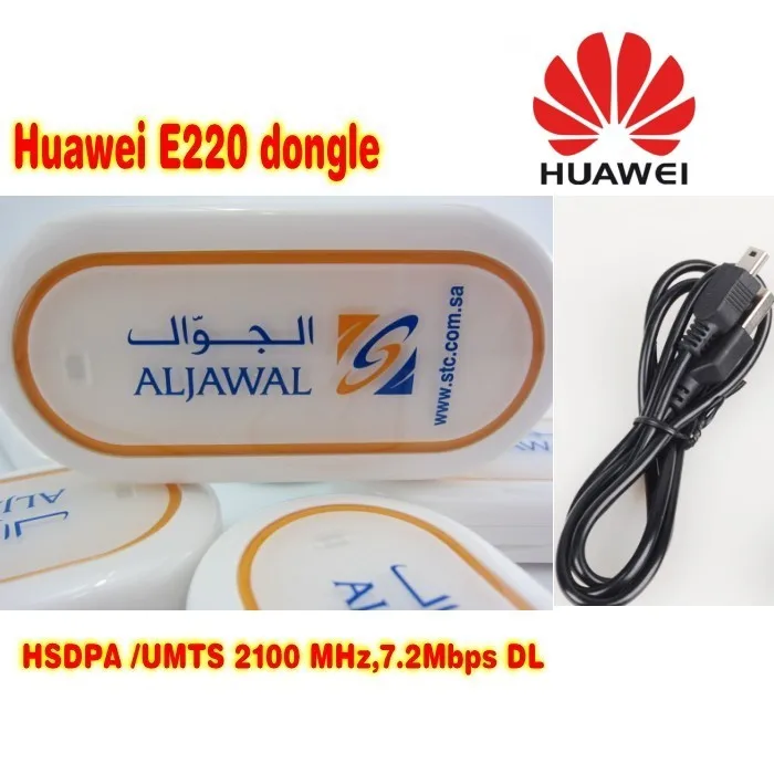 

UNLOCKED HUAWEI E220 3G HSDPA USB MODEM 7.2Mbps wireless support Android tablet Pc