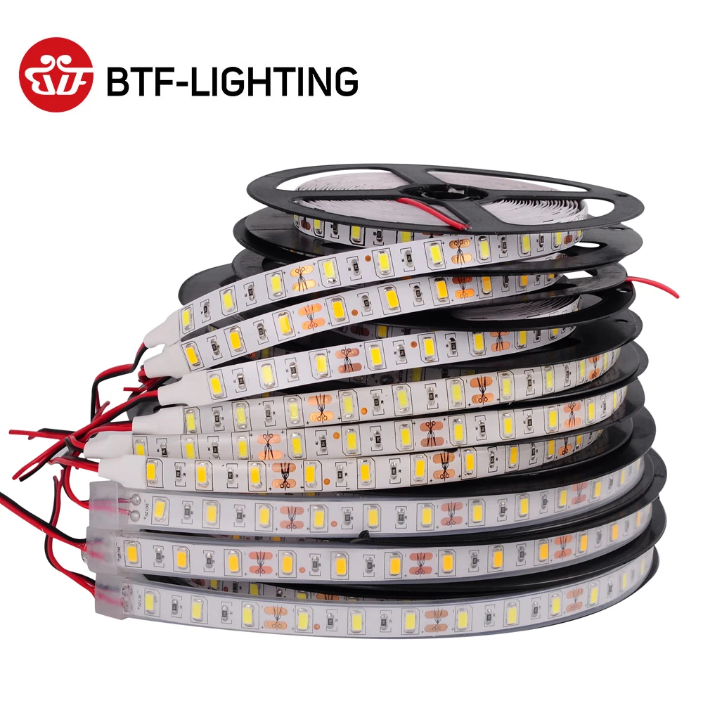 5730 5630 SMD Светодиодная ленсветильник ый естественный холодный белый свет 5 м 300