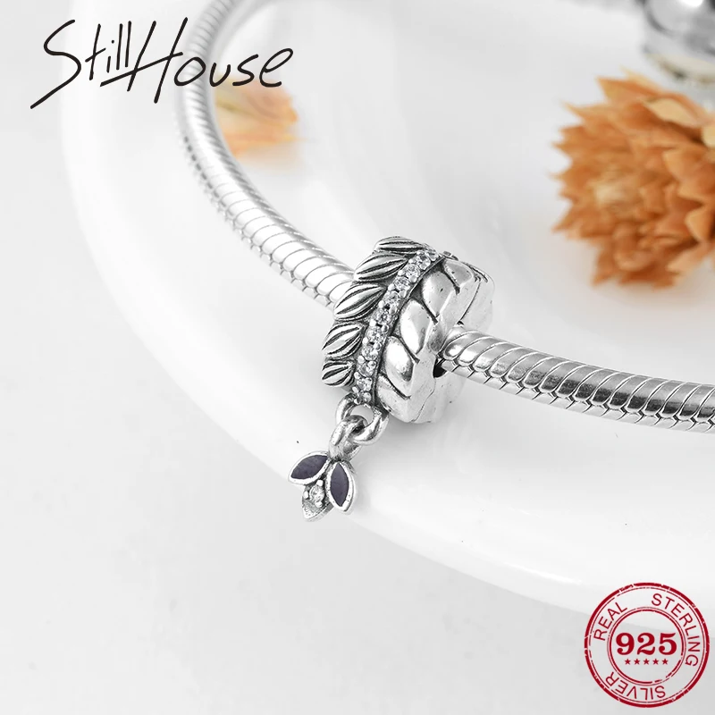 

Real 925 Sterling Silver Clips lock CZ charms Round Fashion Crack Beads Fit Original Pandora Bracelet Jewelry Making 2018