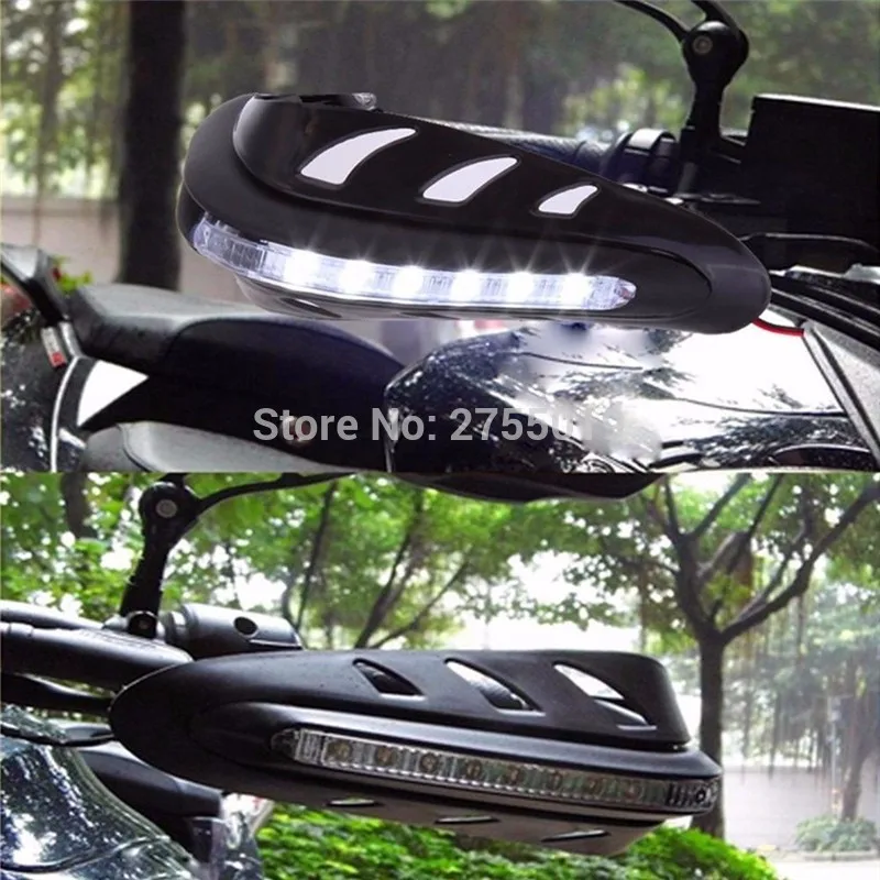 Светильник льная защита для Руля Мотоцикла 7/8 дюйма 22 мм|22mm motorcycle handlebar|hand guards