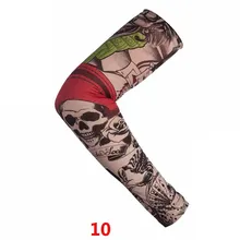 1 шт. Модные мужские и женские новые высокоэластичные фальшивая, временная татуировка рукава дизайн Летний солнцезащитный боди-арт Гетры УФ Хэллоуин танец