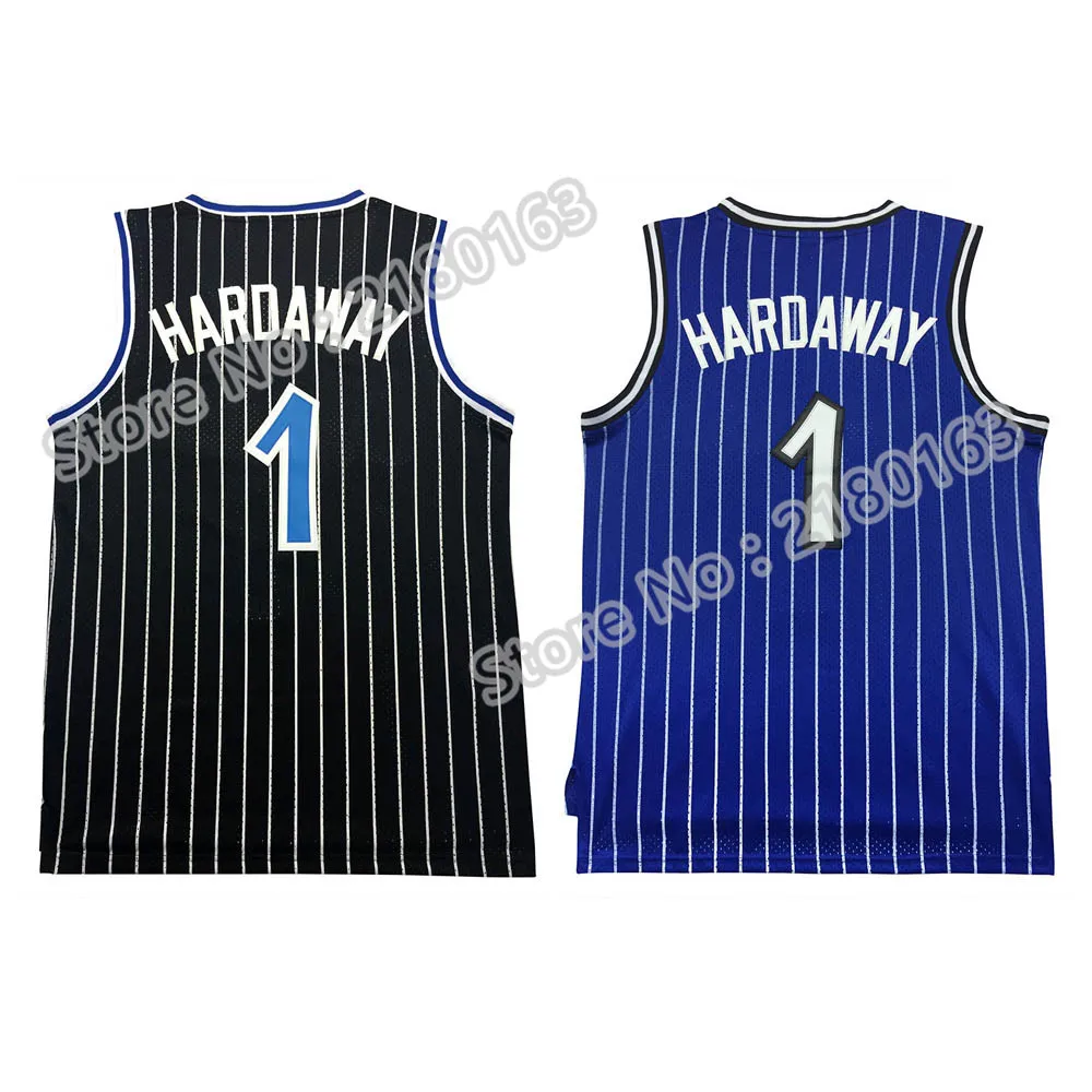 Сетка Пенни Hardaway № 1 Баскетбол джерси Высокое качество Anfernee hardaway Дешевые продаж