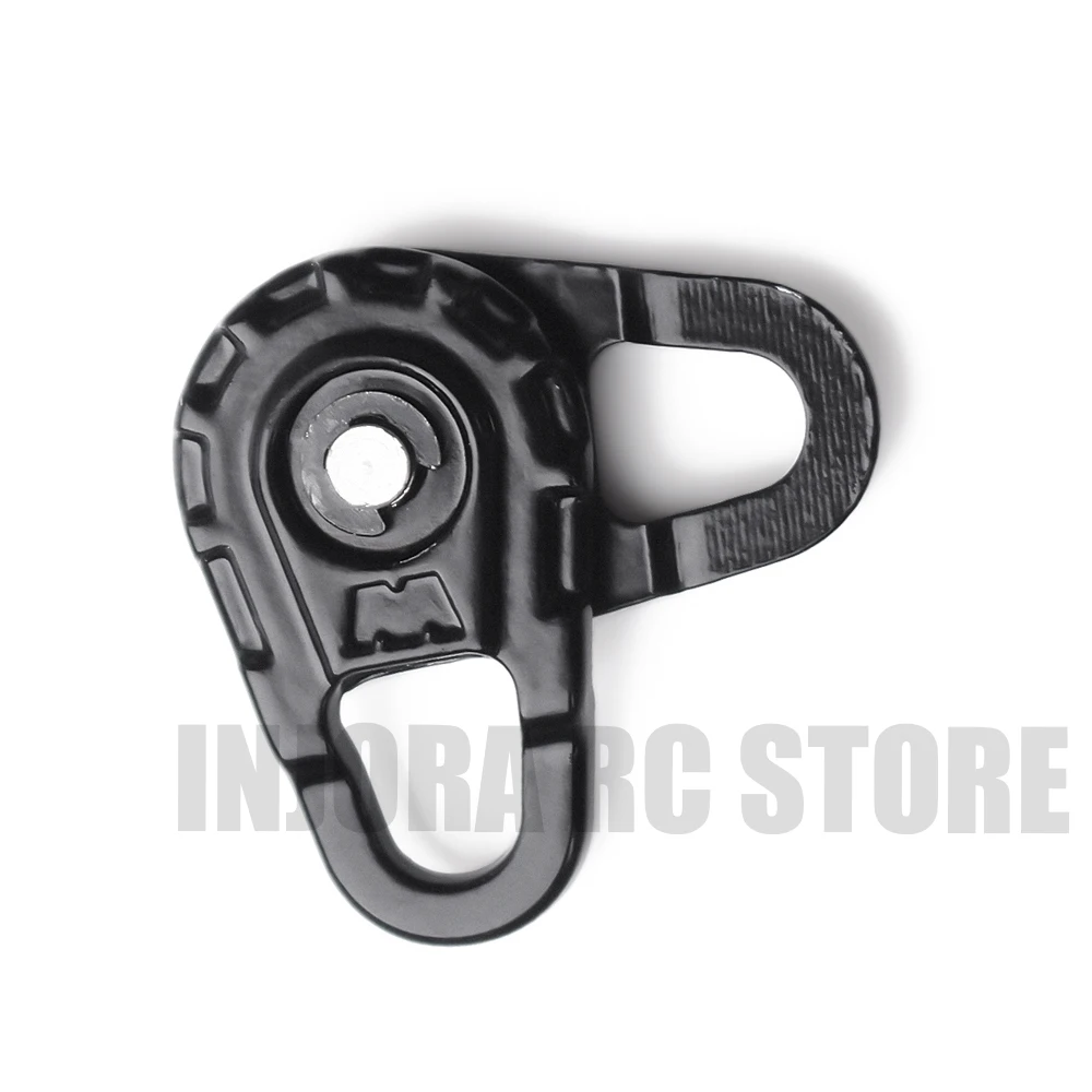 

1Pcs Black Tow Rope Winch Snatch Block for 1/10 RC Crawler Axial SCX10 90046 D90 TF2 MST Traxxas TRX4