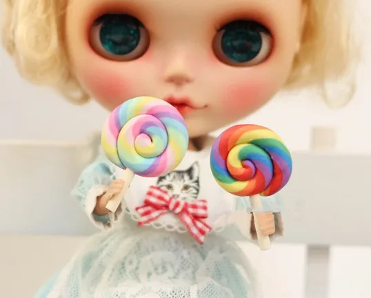 10 шт./партия кукла мини леденец BJD Candy Blyth кукла Кэнди сцена стрельба реквизит кукла еда играть(Fit Azone, BJD, mmk, ob, Pullip, barbi