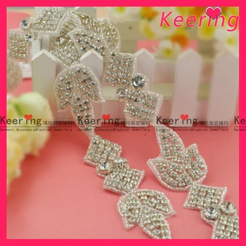 

Hot Sale New Arrival Free Shipping Rhinestone Bridal Appliques And Trims WRA-313