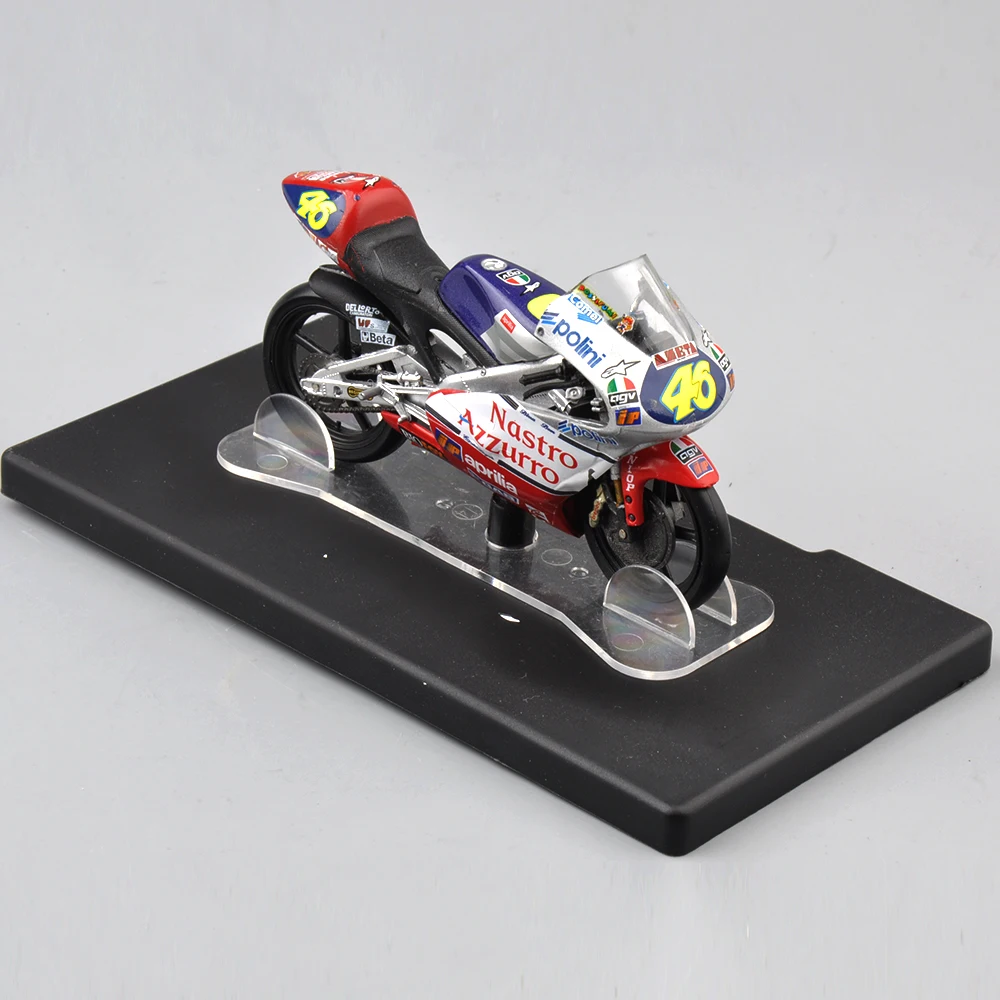 

1/18 Scale Motorcycle Model VALENTINO ROSSI NO.46 Aprilia RS 12 World Champion 1997 Diecast Motorbike Models Kids Collections