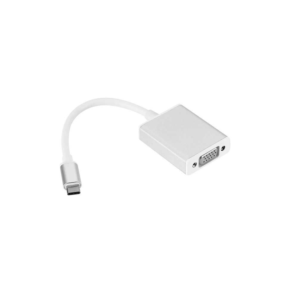 

USB 3.1 Type C to VGA Adapter USB-C Male To VGA 1080p Female Converter Adapter