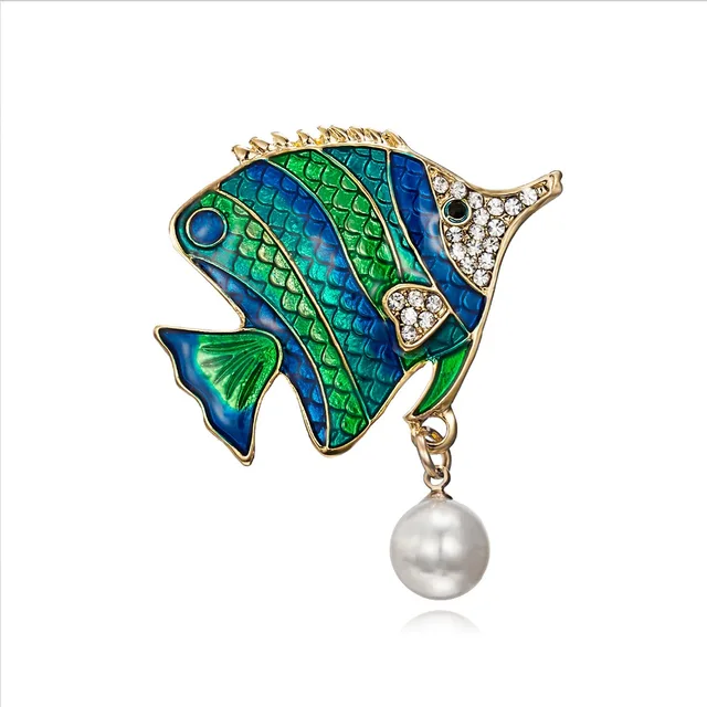 Rinhoo Rhinestone Enamel Animal Brooches Tropical Fish shrimp Seahorse sunflower Rinhoo Rhinestone Enamel Animal Brooches Tropical Fish shrimp Seahorse sunflower