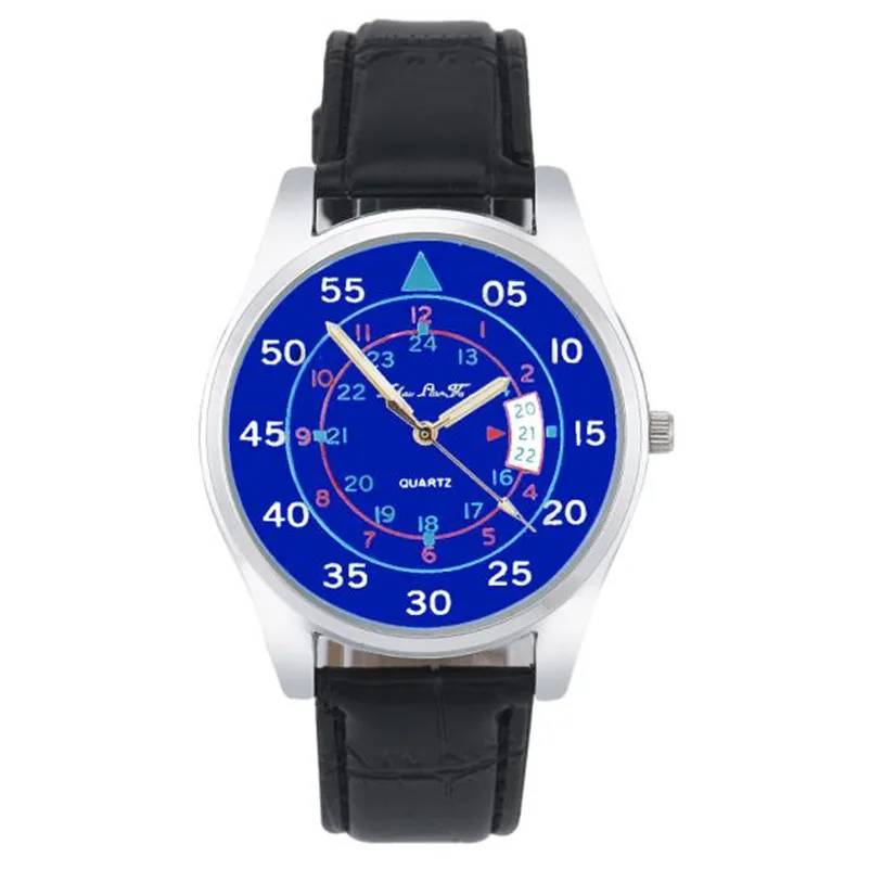 Men's watches quartz leather Time watch band leather Analog Quartz Wrist Watch clock men sport Casual Relogio masculino M16 (3)