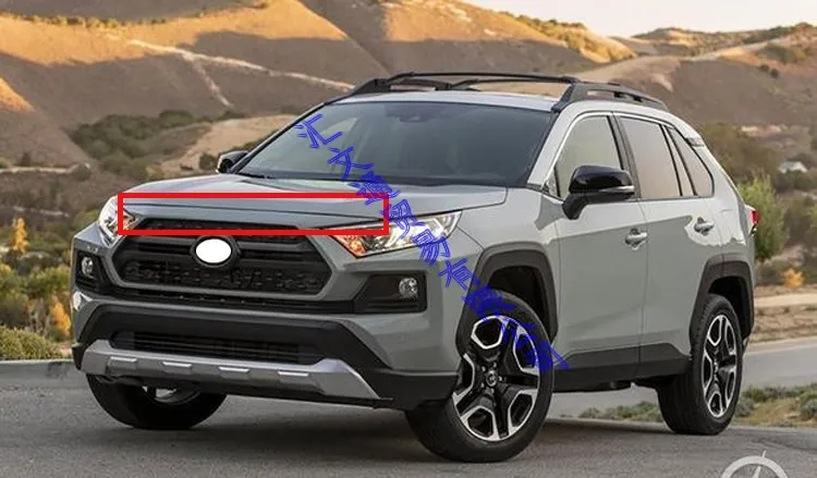 Для TOYOTA Rav4 (XA50) 2019 2020 передний капот гриль решетка бампер сетка для губ накладка