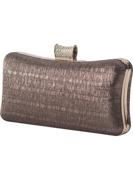 

Newest Bridal Wedding Party Purses Chocolate Shoulder Bag Fashion Solid Color Elegant Clutches European and American Day Clutch