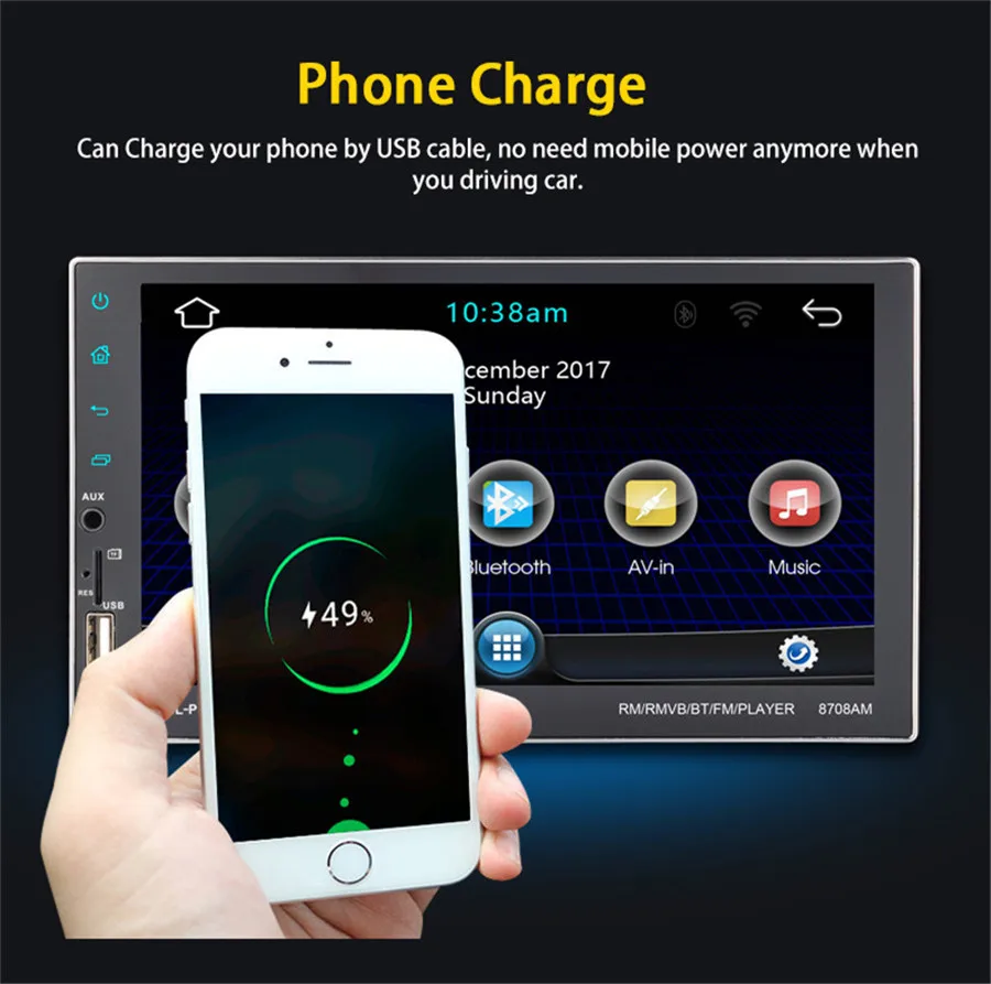 Flash Deal 2 Din Car Radio GPS Navigation Autoradio Android 7.1 Touch Screen Wifi Car Audio Player Quad Core Car radio USB Bluetooth Player 5 Flash Deal 2 Din Car Radio GPS Navigation Autoradio Android 7.1 Touch Screen Wifi Car Audio Player Quad Core Car radio USB Bluetooth Player 5