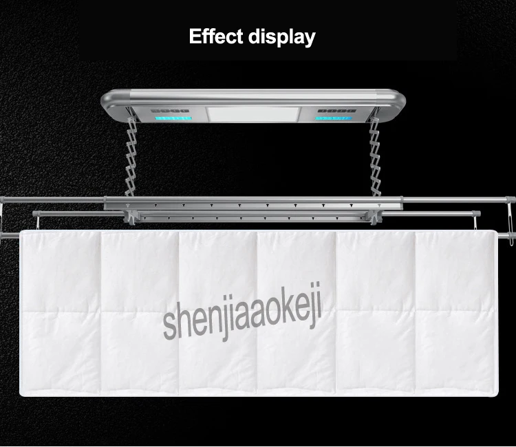 Умная электрическая сушилка автоматическая подъемная интеллектуальная сушилка отрицательная кислородная ионная полка для очистки одежды 1 шт