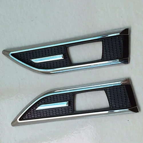 Наклеиваемого покрытия для автостайлинга из ABS Хромированная накладка сигнальная лампа крышка светлая сторона украшение-эмблема Накладка для Chevrolet Cruze седан хэтчбек - Цвет: A Style