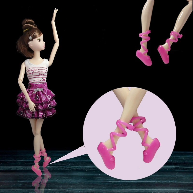 Prevalent Ballet Shoes Bind-type for 11"  Doll Outfit Toy  Lp 