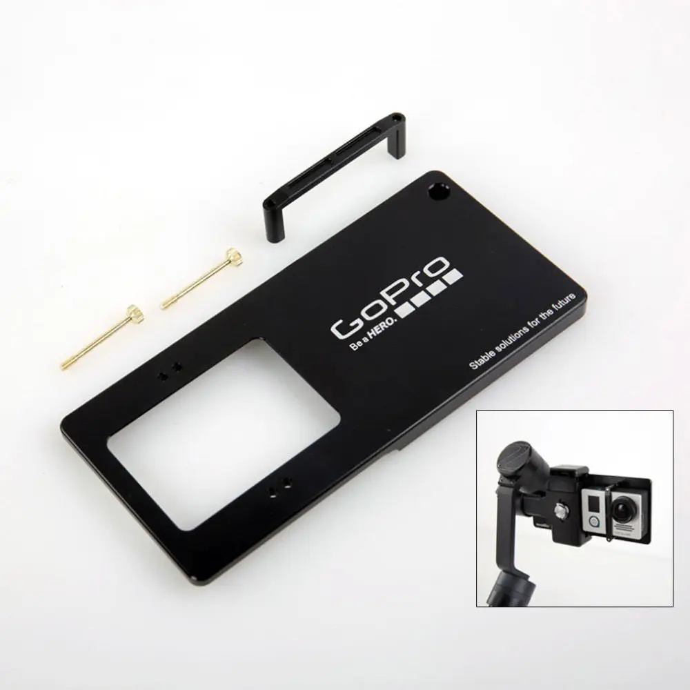 

Newest upgrades Zhiyun Smooth R/C C+ 2 II Gimbal Work with Gopro xiao mi yi SJCAM4000 5000 5000+ Camera adater plate mount