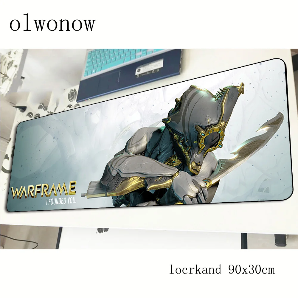 Коврик для мыши warframe cool new computador gamer коврик 90x30 см Adorable эргономичный гаджет офисный