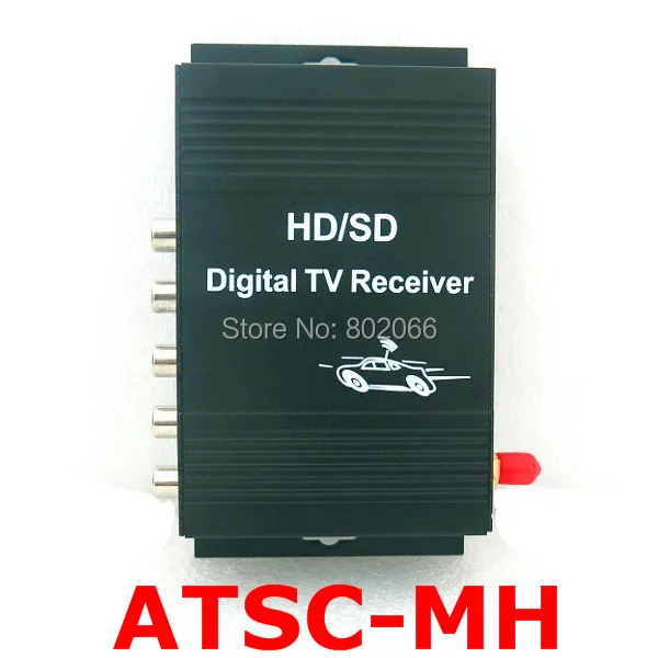 

USA ATSC-MH Car TV Tuner Receiver Box Digital Freeview Digital TV Turner High-speed mobile support EPGM-488X free shipping