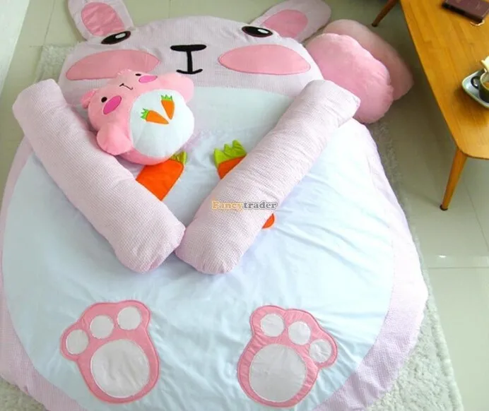 Fancytrader 195cm X 165cm Super Cute Giant Huge Rabbit Bed Carpet Sofa for 2 persons Free Shipping FT90190 (2)