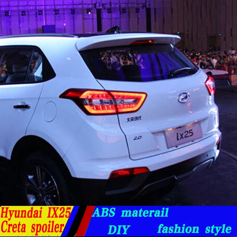Используется для hyundai IX25/creta спойлер ix25/creta высокого качества ABS Материал заднее