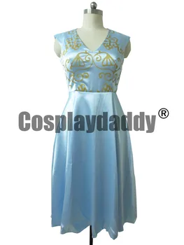 

Newest Game of Thrones Margaery Tyrell Blue Dress Cosplay Costume