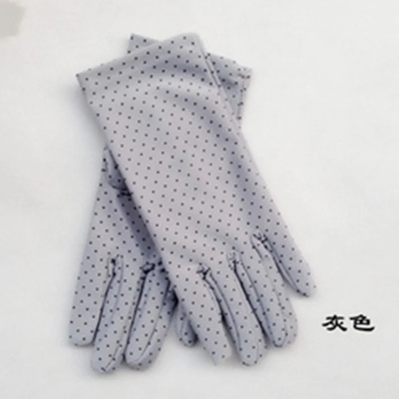 OMH женские осенние спандексные теплые защитные перчатки в белый горошек Зимние перчатки для езды на велосипеде аксессуары ST11