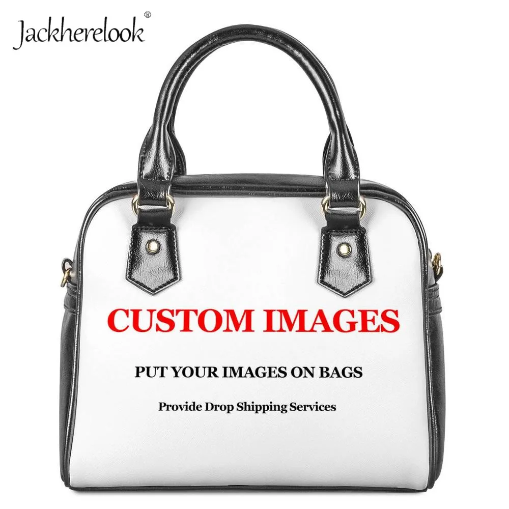 Bolsa das Senhoras Top-alça da Bolsa Carteira de Couro Jackherelook Custom Impressão Mulheres Ombro pu Crossbody Bolsas Femininas Totes Hot 3d