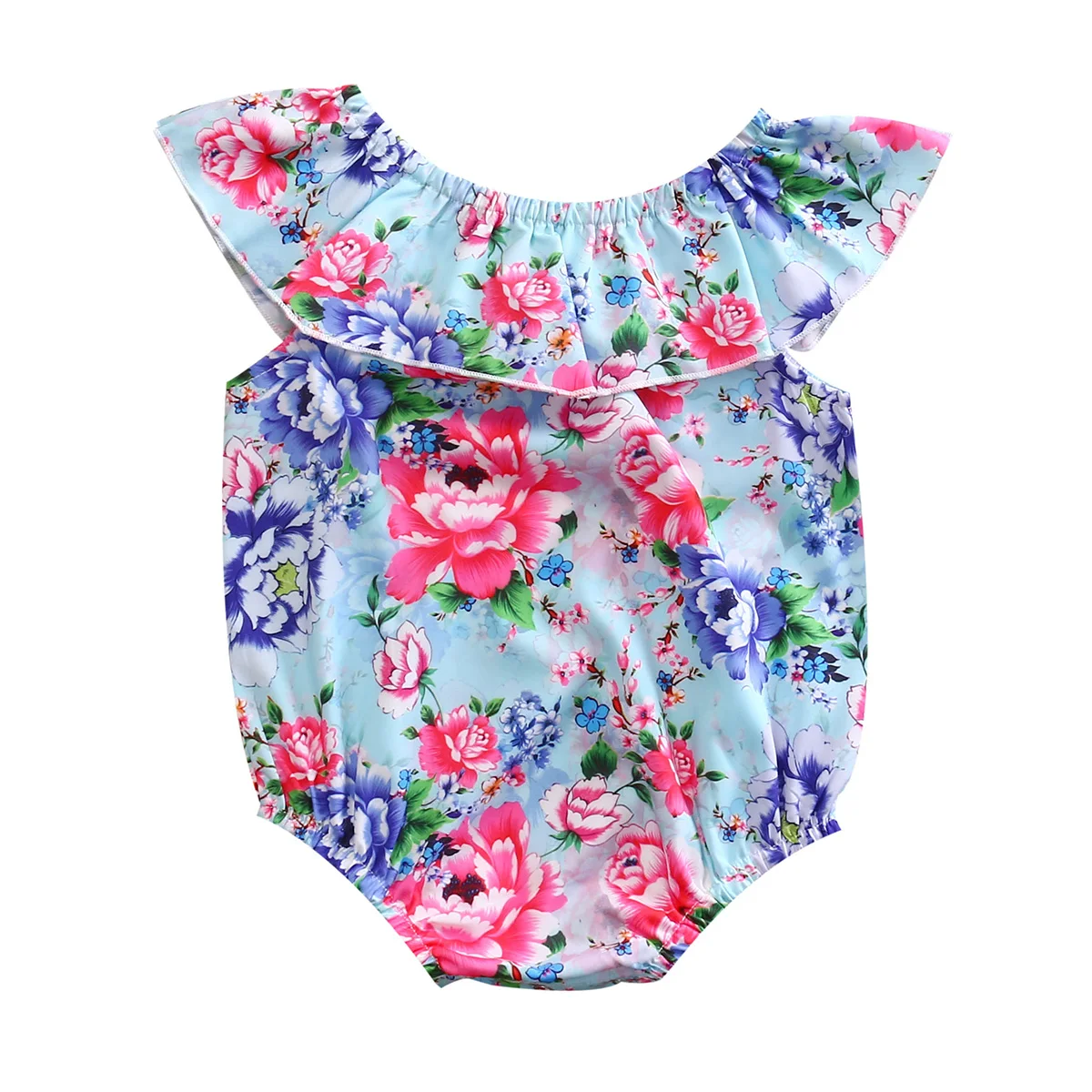 PUDCOCO Sleeveless Newborn Baby Girls Floral Casual One