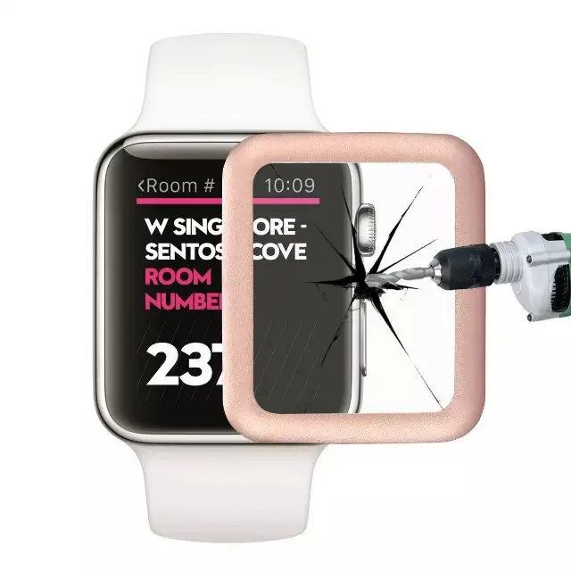 Высококачественная стеклянная пленка цвета розового золота Настоящее