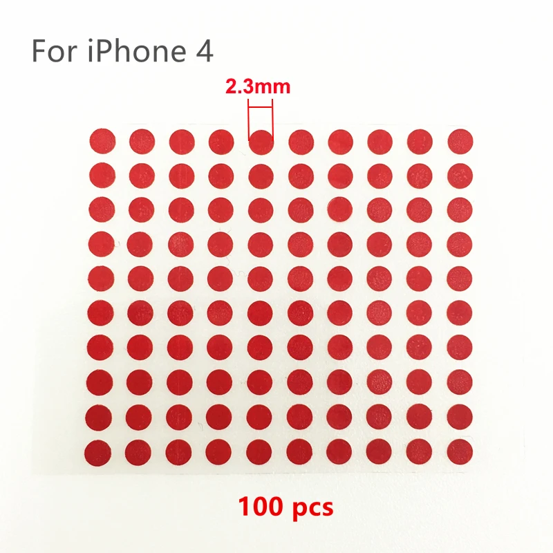 100pcs/lot Water Damage Seal Warranty Indicator Set Sensors Stickers for  Apple iPhone 4 4G Motherboard Waterproof Stickers