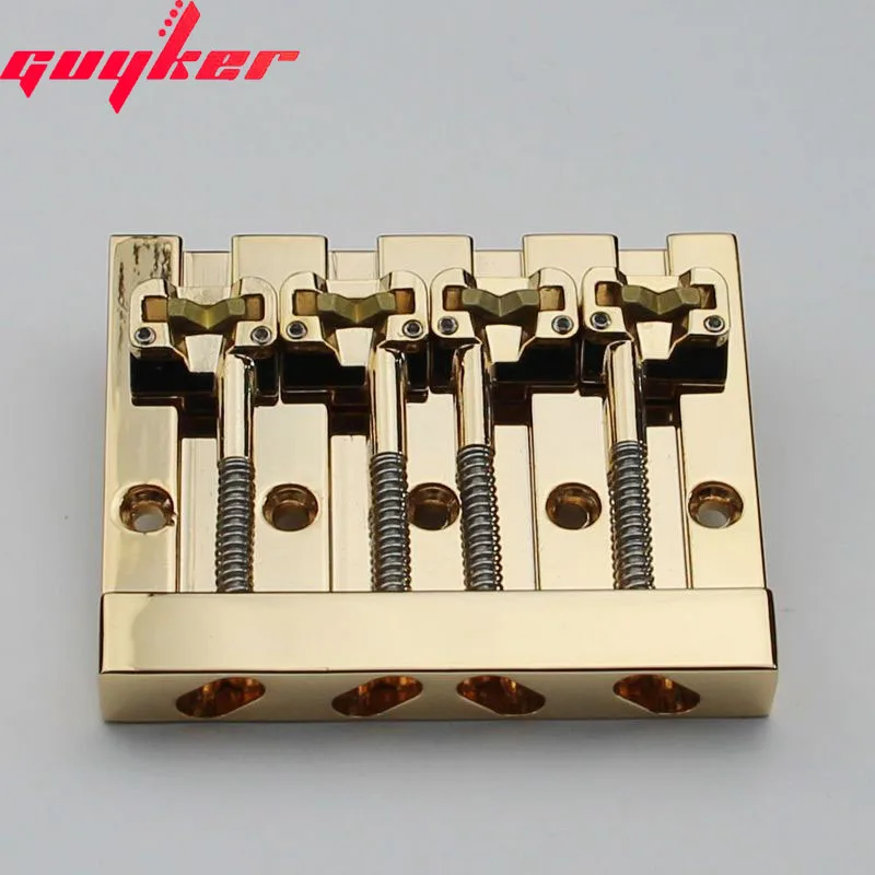 

NEW Hipshot KickAss Bass Bridge 4-String Retrofits Badass Bass - Gold