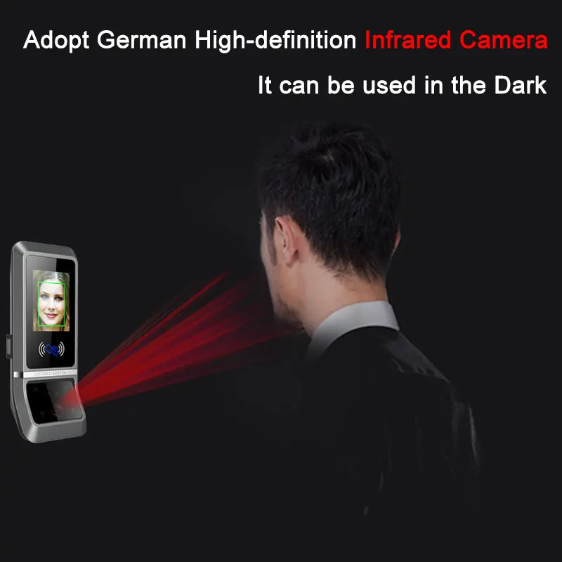 Biometric Time Attendance System TCP/IP Face Facial Recognition Employee Time Attendance Digital Reader Clock  Access Control   