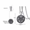 Vantage Men's Stainless Steel Necklace Sigil Lucifer Satan Pendant Satanic System Emblem Amulet Charm Sign Medallion ► Photo 3/6