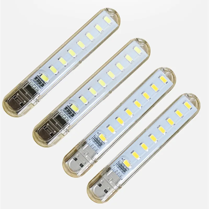 8leds usb easy portable led table lamps