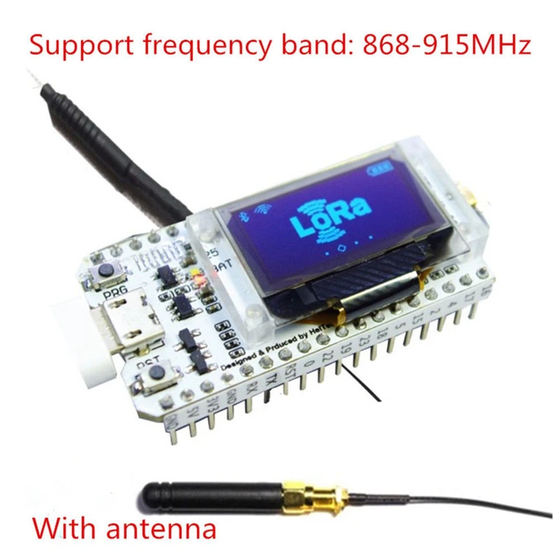 868/915 МГц Esp32 Bluetooth Wi-Fi Lora макетная плата Sx1276 модуль для Arduino модулей со встроенной антенной