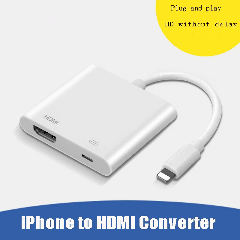 Применимо к Apple iPhone5s 6s 6s плюс 7 8 s iPad к HDMI HD кабель подключения мобильного телефона ТВ данных кабель преобразования линии