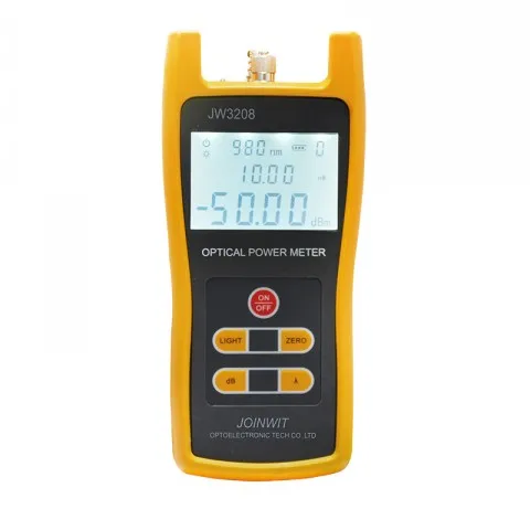 

JoinWit JW3208C Portable Optical Power Meter -50~+26dBm used in CATV field