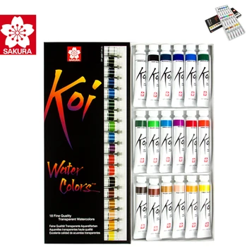 

12 ml*18/12 Pieces Gouache Paint Set Gouache Paint Watercolor Paints Art Support Professional Paints For Artists